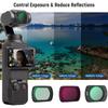 BRDRC Magnetisches ND/CPL-Filterset für DJI OSMO Pocket 3 Creator Combo Zubehör, Action-Kamera Neutraldichte-Filter