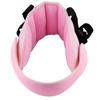 Car Seat   Headrest Pillow Sleeping Head Support Pad Fixing Band for Kids Baby (Gray)