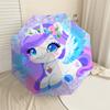 1pc Unicorn Fantasy Pattern Umbrella Design Automatic Opening and Closing Umbrella, High-quality Travel Umbrella,  c1128268
