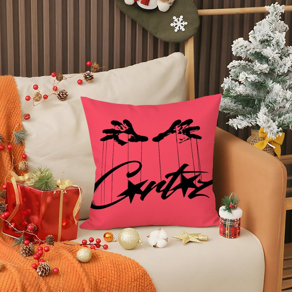 Rebellious Spirit CCorteiz Logo Pillow Case Printing Pillowcase Living Room Sofa Cushion Cover Bedroom Room Decor