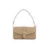 Greenwich Gold Logo Logo Flip Hardware Buckle Leather Envelope Bag Hand-held Crossbody Shoulder Bag Women's Camel