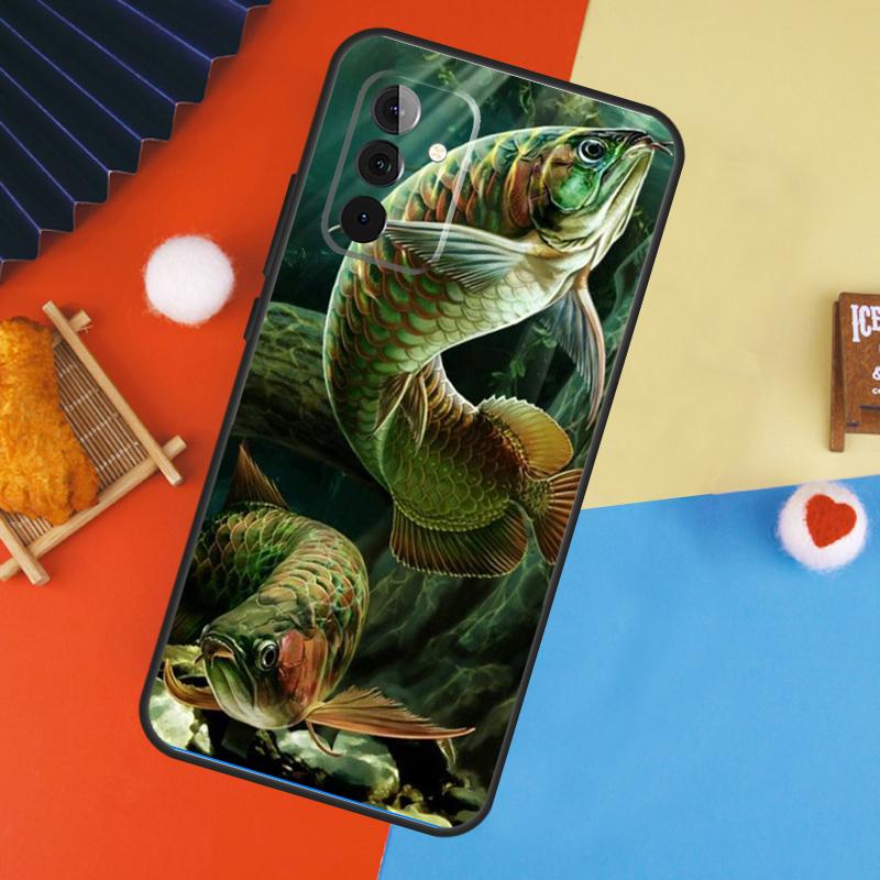 Fishing Gear Fish Case For Samsung Galaxy A14 A34 A54 A55 A35 A15 A73 A53 A33 A23 A13 A12 A32 A52 A51 Cover
