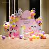 Baby Full Moon & 100 Days Celebration Decor Set - Snake Theme with Balloons for Boys and Girls