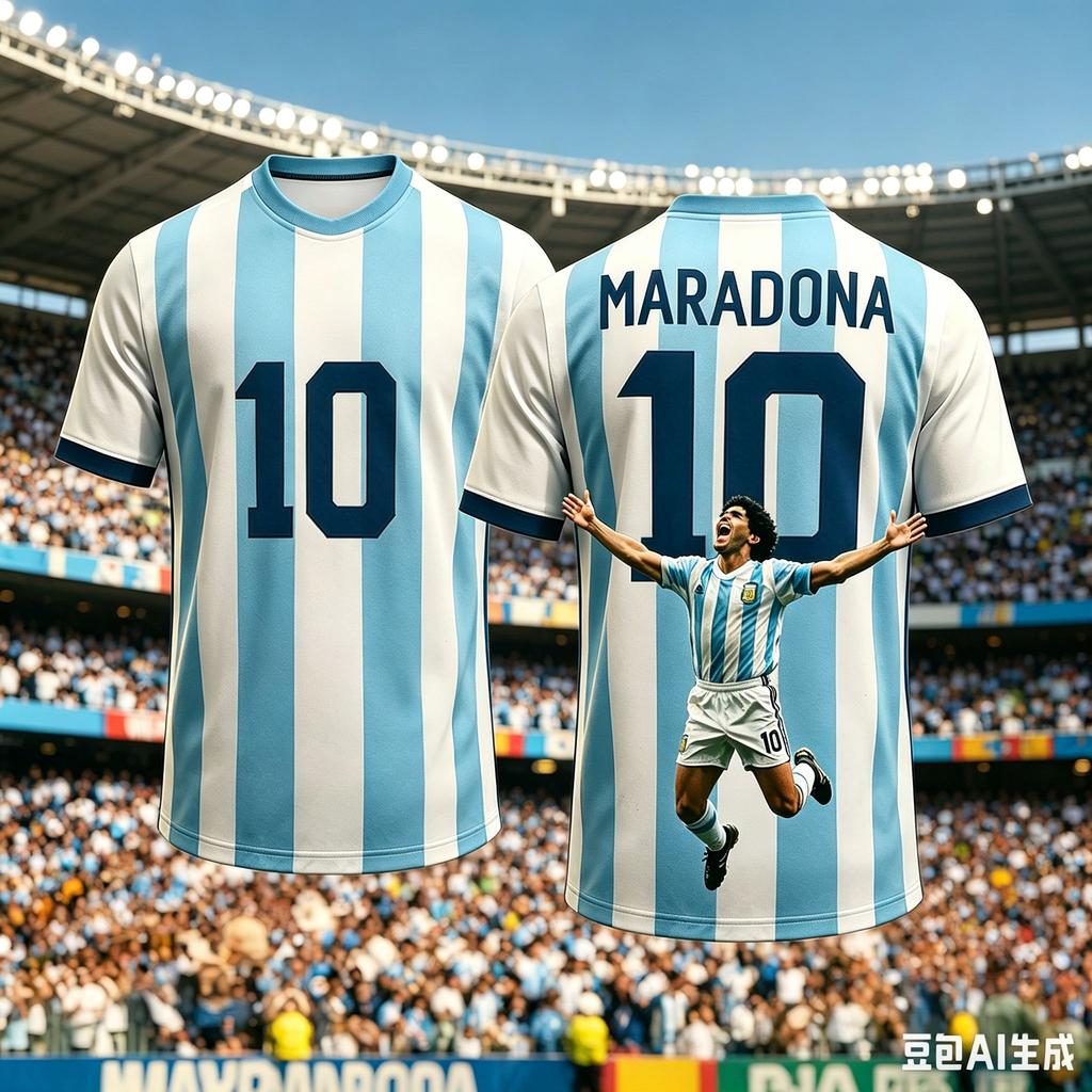 Round Neck T-Shirt Maradona Commemorative Edition 3d Printing Quick-Drying Breathable And Comfortable