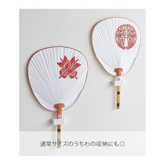 Yamazaki Jitsugyo [Gypsum Board Pin and Wood Screws Included] Wall Fan Holder, Suitable for Plaster Board Walls, White, Approx. W5.5 X D1.7 X H2.2cm