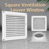 Plastic Vent Grille Square Pipe Vent Easy Install Wall Vent