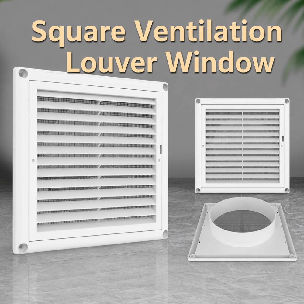 Plastic Vent Grille Square Pipe Vent Easy Install Wall Vent