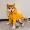 Spring and Autumn Yellow Dog Hoodies Sweatshirt Jacket for Small and Medium Dog Pet Coat Puppy Clothes Chihuahuas Bulldog Costume Puppy Pet Clothes