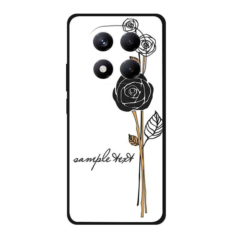 3D Flowers Emboss Fundas For Redmi Note 15 5G (China) Case Soft Silicone Phone Cases For Note 15 5G For China Covers Shell Coque