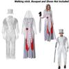 Vampire Halloween Cosplay Costume Set White Ghost Bride Groom Dressup Party