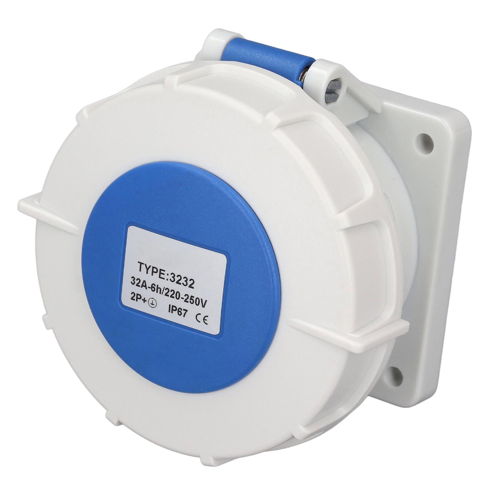 

Single Phase 3 Core Socket Concealed Installation Industrial Outlet IP67 Water Proof Power