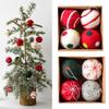 Set Of 4 Winter Snowflake Wool Felt Decoration Colorful Christmas Tree Decoration With Secure Hanging Ropes