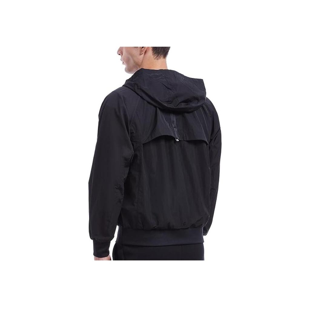 Nike Solid Color Hooded Long Sleeve Zipper Loose Jacket Men jackets Black DA7355-010