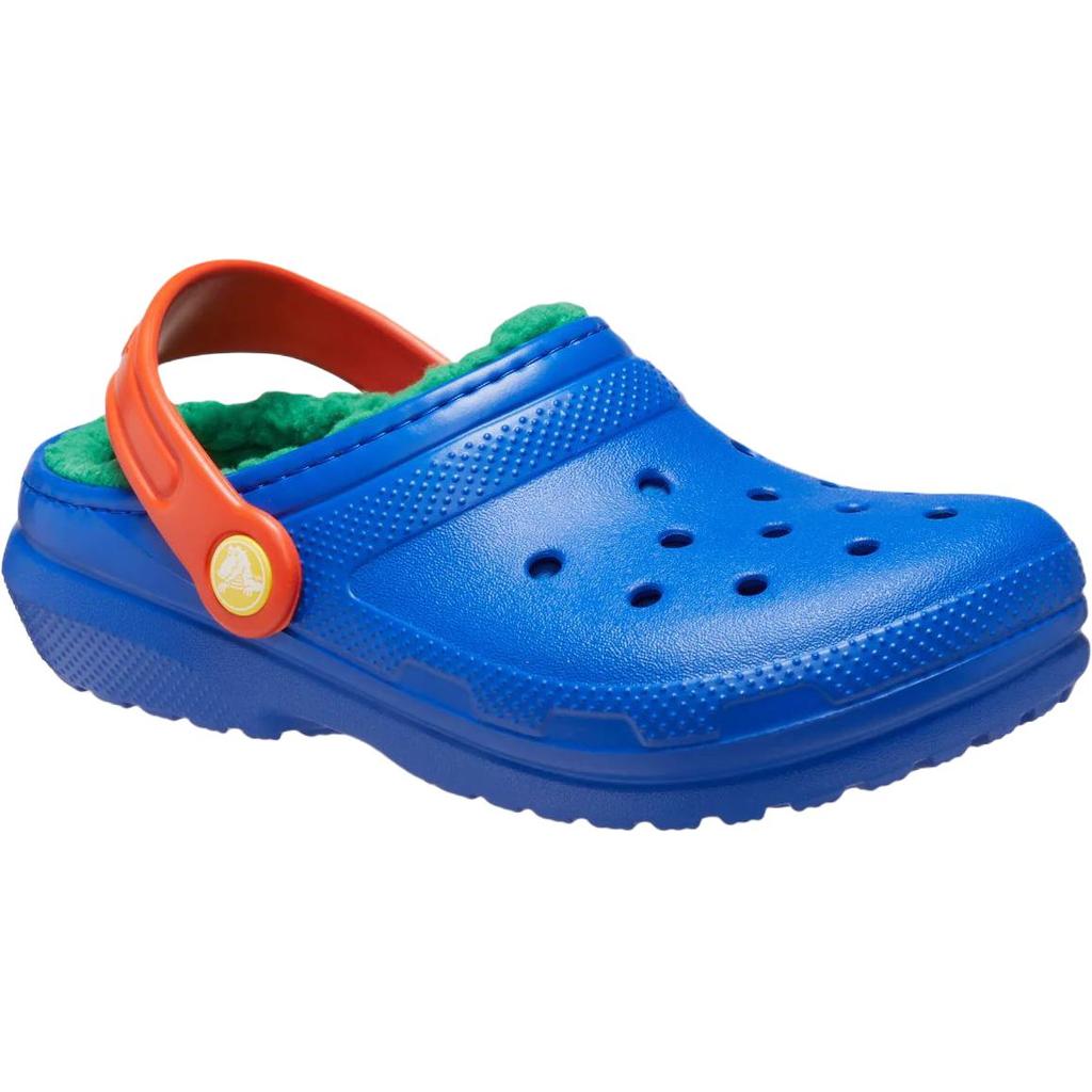 Crocs Classic Lined Comfortable Soft Non-Slip Durable Low-Top Sandals Kids Sandals Blue 207010-4LB