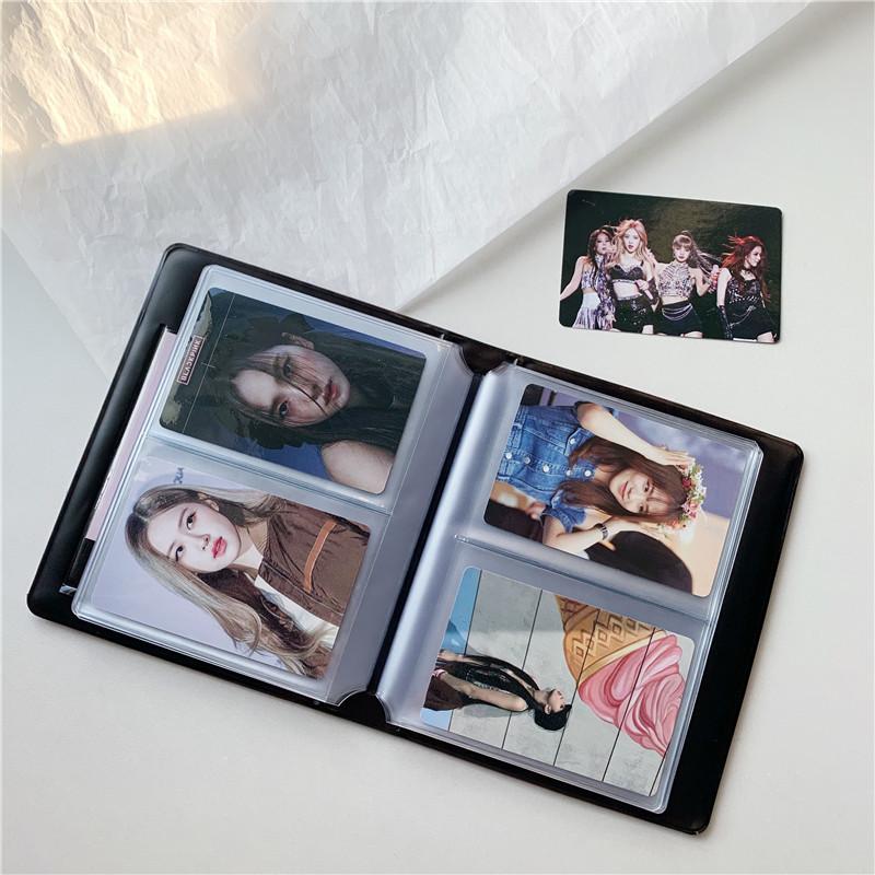 Ins Rosa Lila Leopard Katze Karte Liebe Hohl 3 Zoll Po Album Polaroid Stern Jagd Kleine Karte Mädchen Herz Lagerung Buch Album