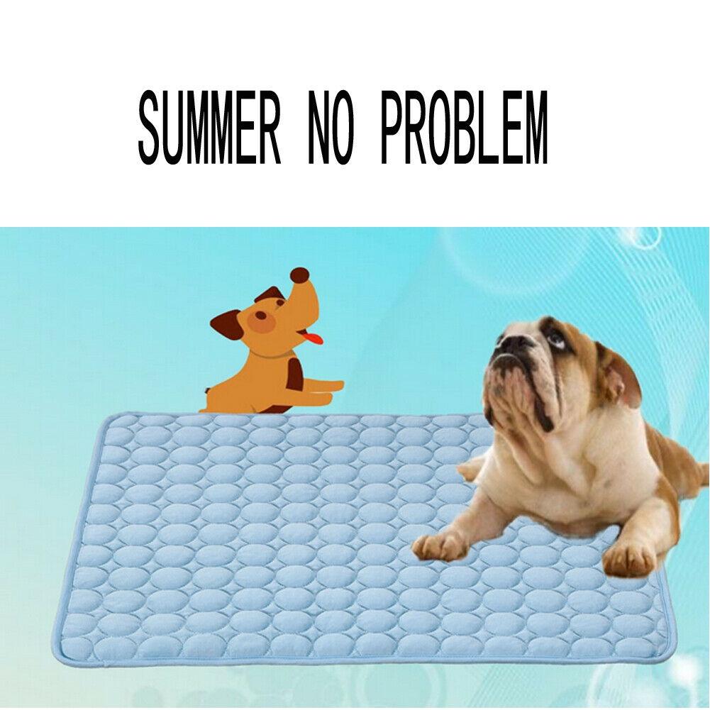Luxurious And Soft Dog Cooling Mat Non-toxic Pet Cushion For Summer Comfort