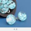 10pcs Transparent Frog Clasps with Jade Beads Handmade Chinese Knot Buttons for Cheongsam, Hanfu Costume