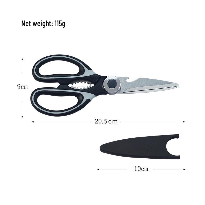 Stainless Steel Multifunctional Kitchen Shears for Baby Food & Chicken Bones