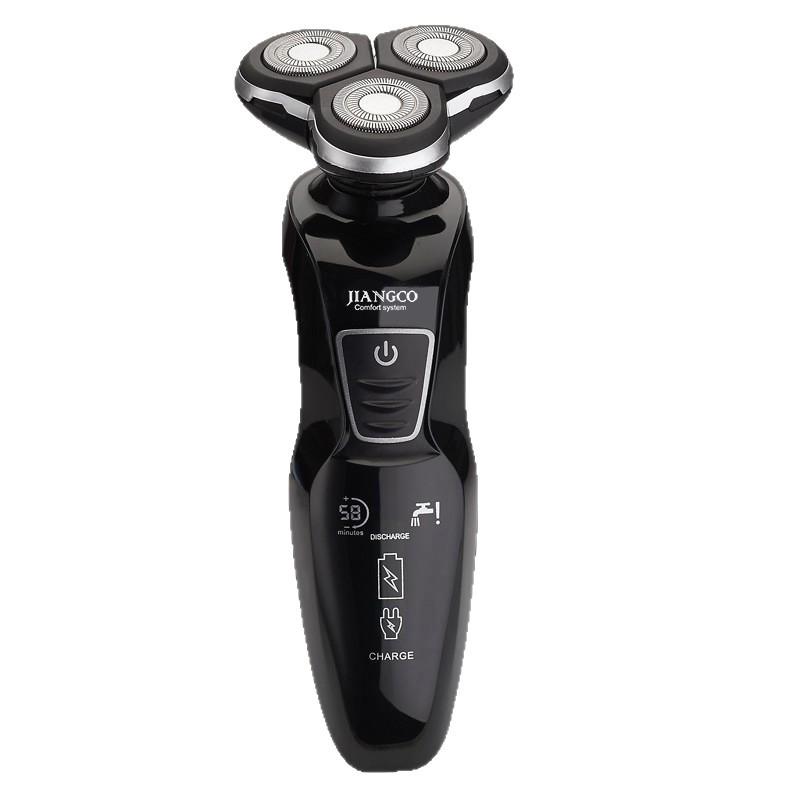 4D Washable Electric Shaver with Floating Three-Blade High-Power Razor