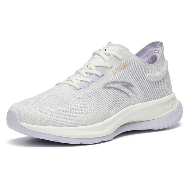 Anta Hydrogen Run V Slip Resistant Abrasion Resistant Low Top Running Shoes Women's White Purple 122325540-1