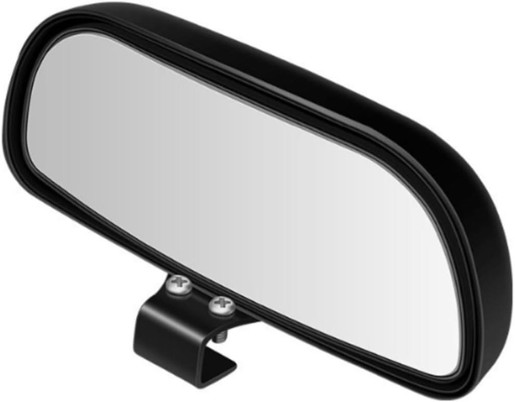Taefyiasz Car Side Mirror, Auxiliary Mirror, Wide Angle, Magnified View, Universal Type, Easy to Install, Improves Night Visibility