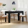 Dining Table Black Oak 120 x 60 x 76 cm Engineered Wood
