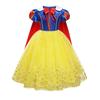 Costume da Principessa Cosplay per Bambina Regina delle Nevi Vestito Halloween Carnevale Vestiti Carini Cosplay Abbigliamento per Feste Serale per 2-10 Anni