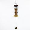Solid Wood Multi-Tube Metal Wind Chime Ornament, Rust-Proof, Attracts Wealth and Good Fortune, Ideal for Birthdays.