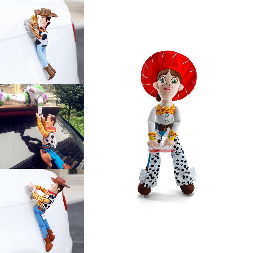 Lustige 3D Toy Story Woody und Buzz Auto Puppe Weiches Plüschtier Perfekt für Sammler oder als Geschenk Hochwertiges Material