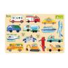 Puzzle magnetic cu vehicule de transport Momsboard