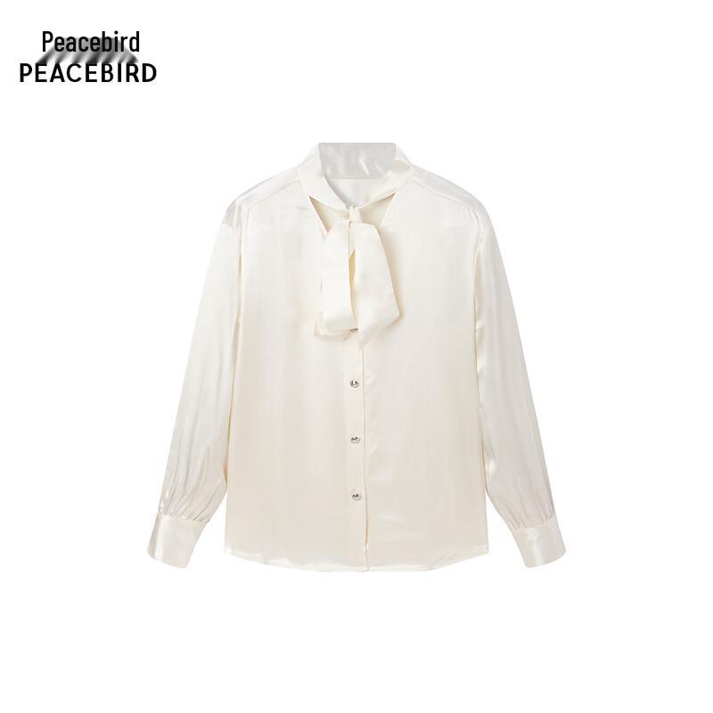 Peacebird Women s French Style Long Sleeve Blouse M