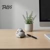 Small Gifts for Animal Lovers 3D Printed Chubby Hippo Figurine, Lazy Hippopotamus Statue, Cute Decorative Figures Desk Ornament Home Office