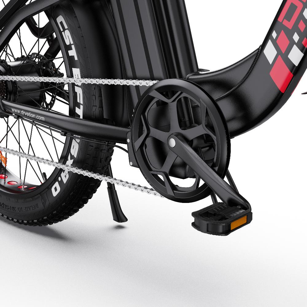 Drvetion CTR26 1000W City E-Bike mit 48V15/20Ah, 100Nm Drehmoment, Vollfederung, Hydraulische Scheibenbremsen, Hinterer Gepäckträger Ideal für Pendler & Outdoor-Nutzung