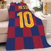 Football Player L-lionel M-messi Blanket Warm And Soft Suitable For Bedroom Living Room Sofa Bed Office Travel Camping