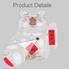 Cat Money Box, Cute, Transparent, Empty, Versatile, Creative, Decoration, Gift for Girls, Desk