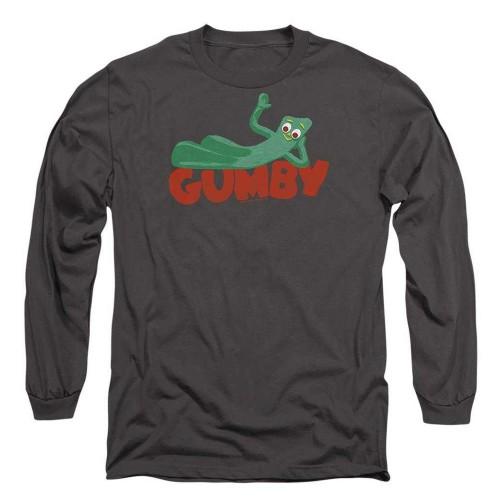 Gumby Unisex Adult On Logo Long-Sleeved T-Shirt