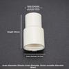 white 16mm Garden PVC Connector Fittings Straight 90 ° Elbow Tee Water Pipe Adapter Aquarium Water Supply 5-Way Joint