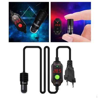Aquarium Fish Tank Heater Heat Rod Submersible Thermostat for Turtle 10W