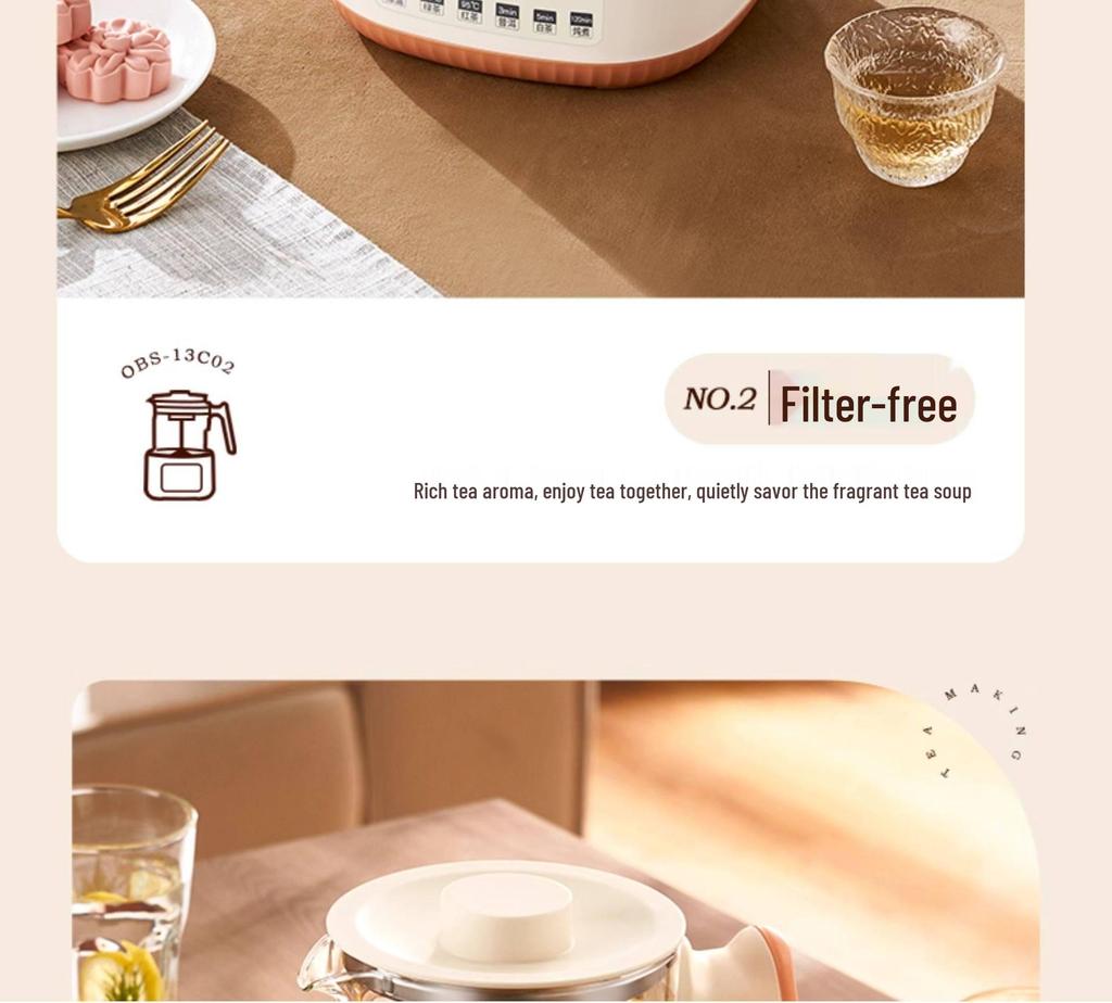 Zhigao Smart Temperature-Controlled Tea Maker & Electric Kettle for Home and Office