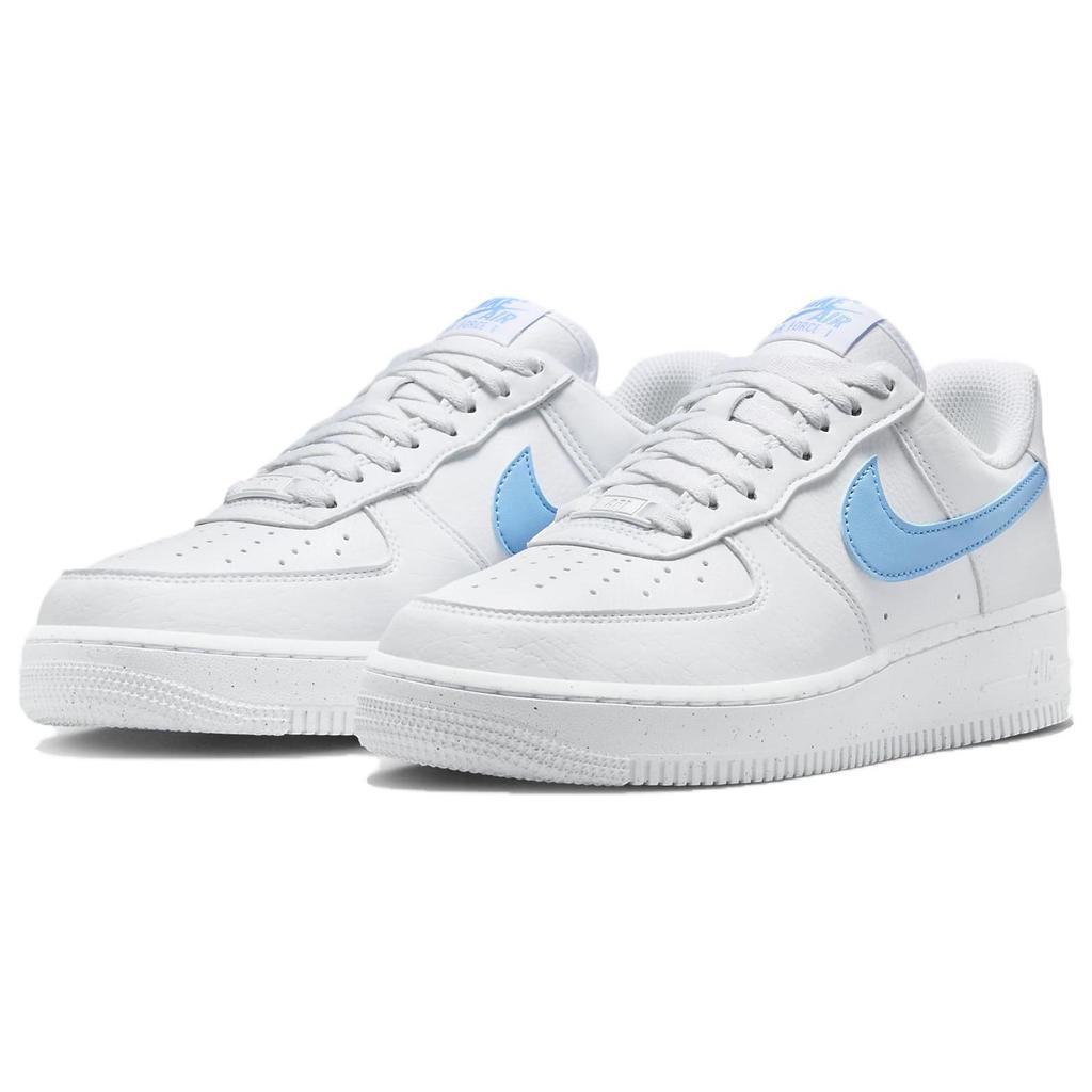 Nye Nike Air Force 1 Low '07 Hvit University Blue Dame DV3808-103