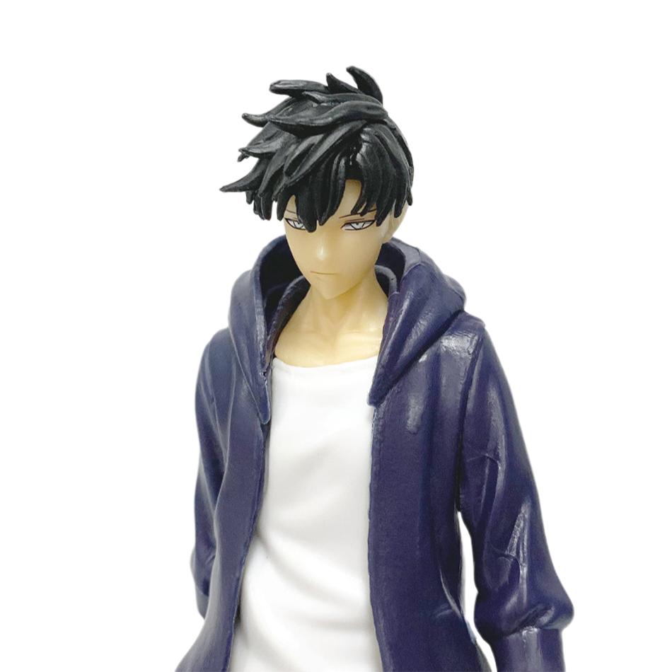 21cm In Stock Solo Leveling (Anime Version) Figure -Sung Jinwoo Action Figure PVC Collect Model Figure Display Anime Merchandise