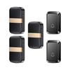 Battery-Powered Wireless Doorbell with DC Remote & Simple Call Button for Elderly, Dual Power