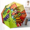 Rugrats Go Wild Automatic Umbrella - Foldable with 8 Iron Ribs, Portable for Outdoor, Gift, Outdoor Umbrell, Playful Accessory, Durable High