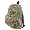 Vans 22L Camouflage Print Fashion Versatile Backpack Unisex Backpack Green Multicolor VN000H4YLVB