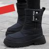 Fashion Snow Boots Women Shoes Plush Keep Warm Winter Boots Waterproof Outdoor Hiking Shoes Couple Ankle Boots