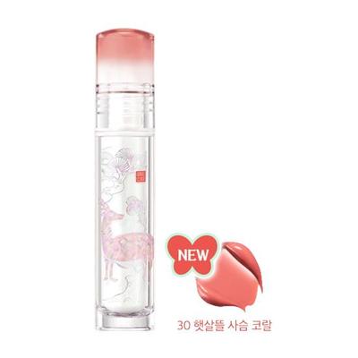 [Královská edice] Crystal Glam Tint 3,4 g (+ Tradiční klíčenka s hřebenem jako dárek) 30 slunečná srnčí korálová