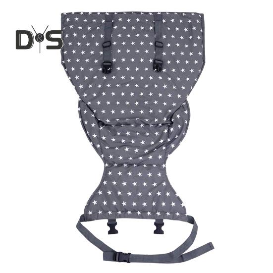 

Детский обеденный стульчик с ремнем безопасности и толстой подушкой, детский регулируемый ремень безопасности для высокого стульчика, складное компактное детское сиденье для кормления младенцев A