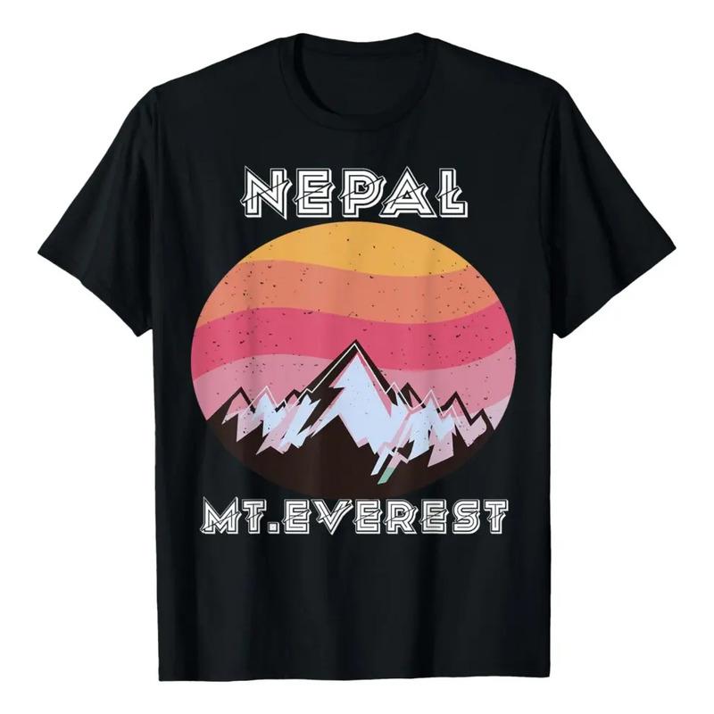 Camiseta De Alpinista De Escalada Do Monte Everest Com Lembr S