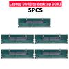 5-1Pcs Laptop To Desktop SO-DIMM To PC DIMM Card DDR3 DDR4 DDR5 Memory RAM Memory Adapter Gaming Laptop RAM Connector Card