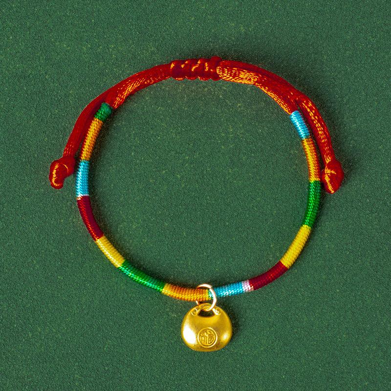 Colorful Rope Handmade Woven Zongzi Festival Bracelet New Ethnic Red Rope Adult Children's Hand Rope